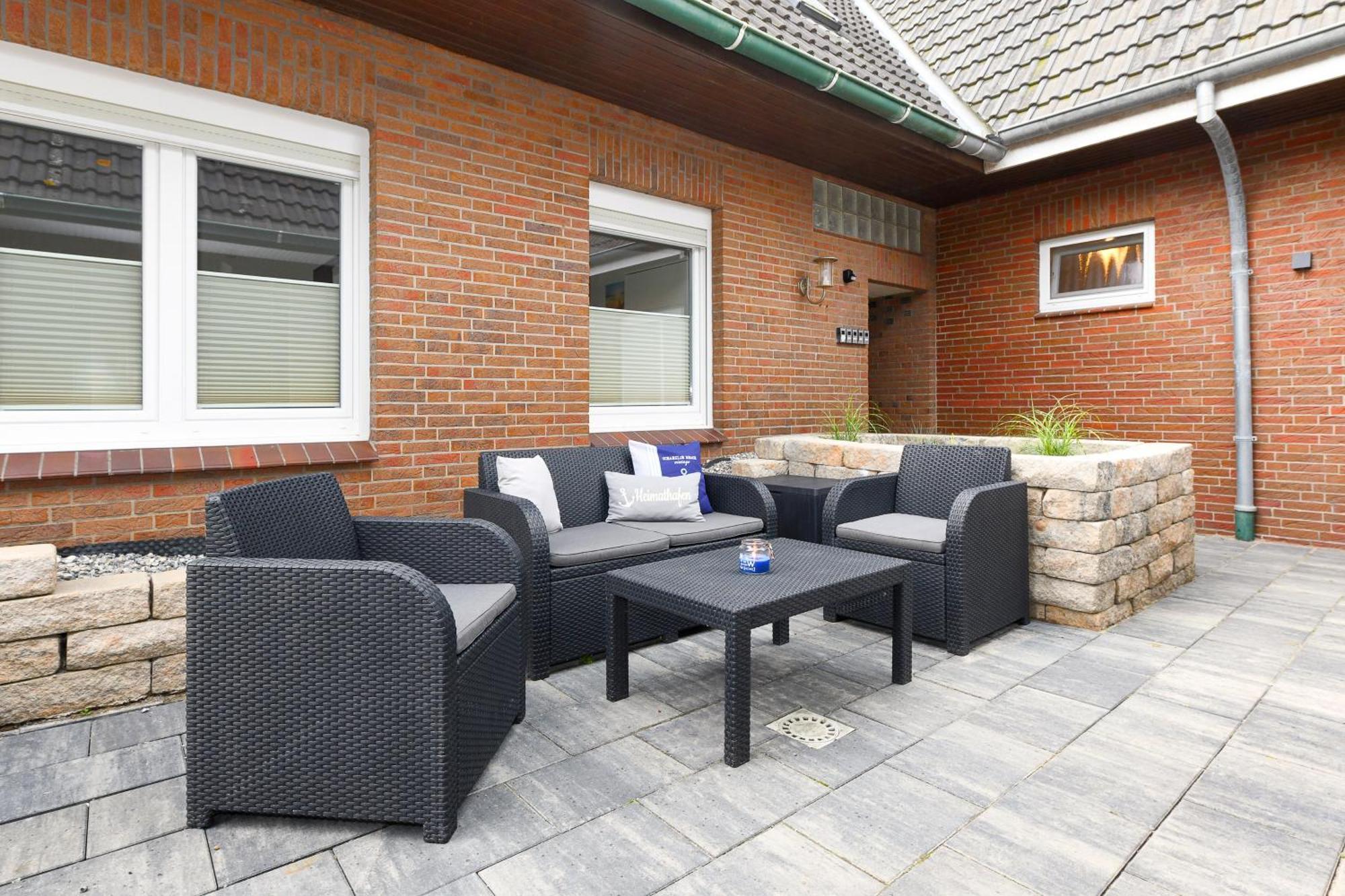 Ferienwohnung Haus Boje "Knurrhahn" นอยฮาร์ลิงเงอซีล ภายนอก รูปภาพ