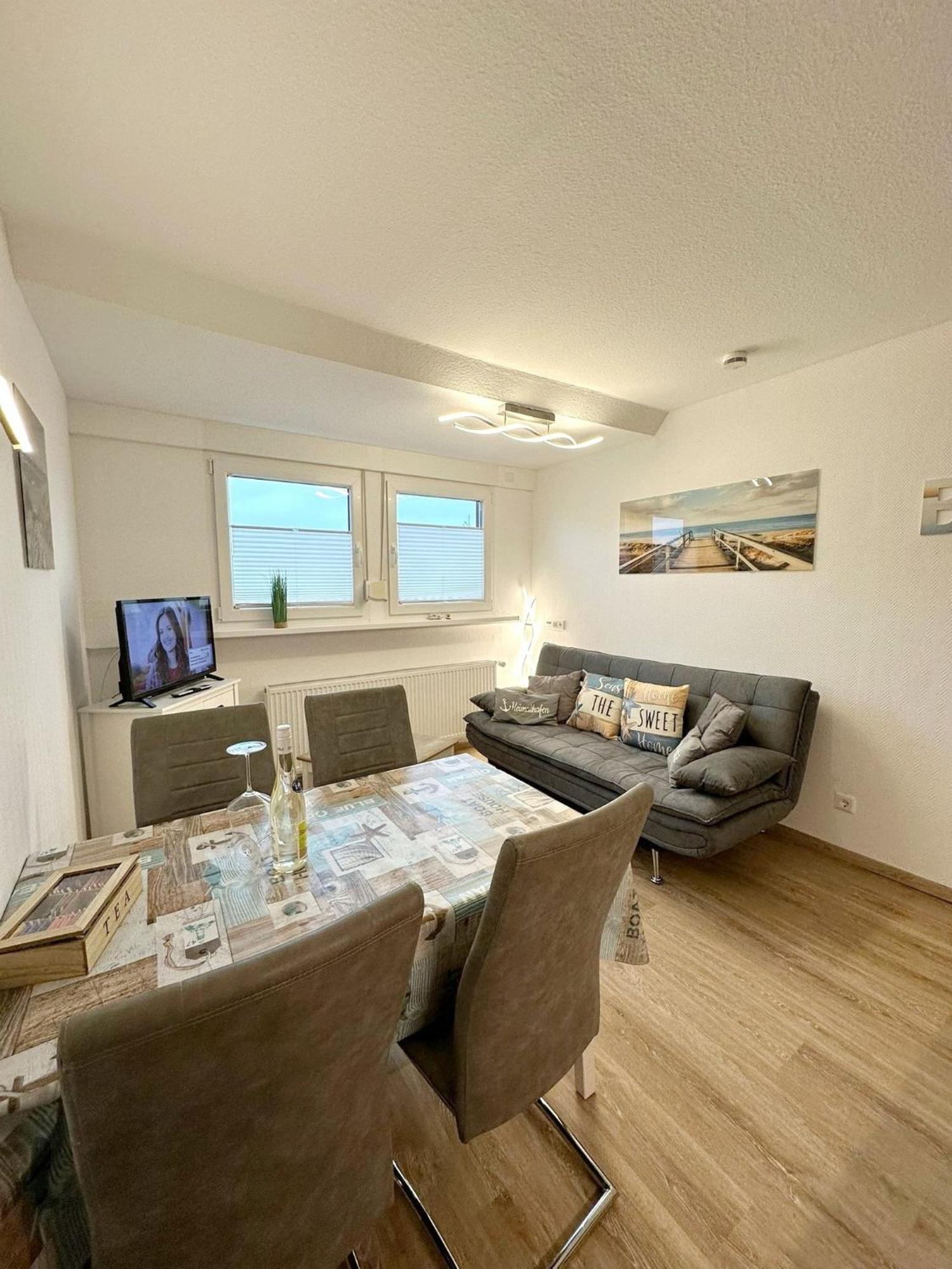 Ferienwohnung Haus Boje "Knurrhahn" นอยฮาร์ลิงเงอซีล ภายนอก รูปภาพ